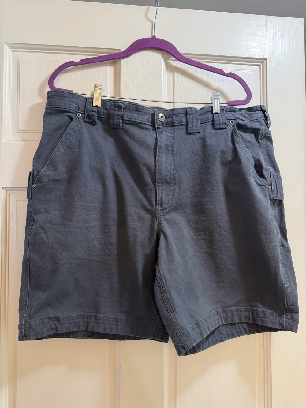 Duluth Trading Co Charcoal Men's Work Cargo Shorts